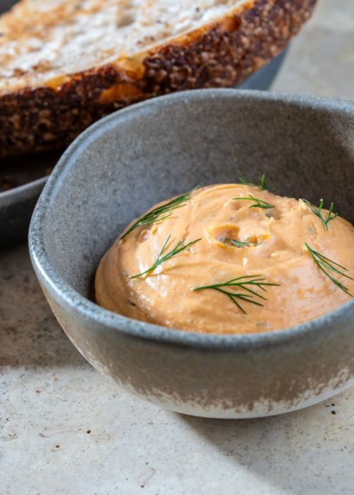 Hungarian Körözött with Confit Garlic and Dill