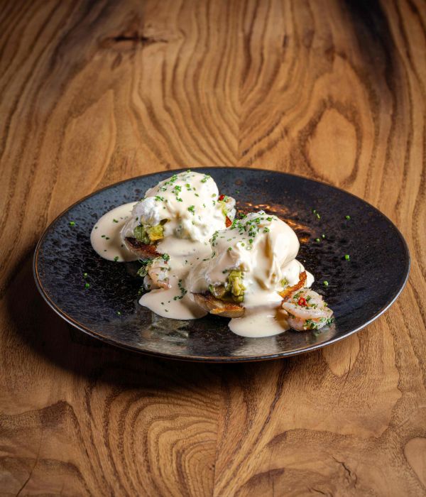 Eggs Benedict Angol Muffinon