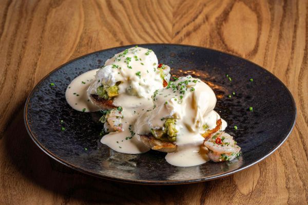 Eggs Benedict Angol Muffinon